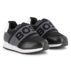Cowhide leather trainers BOSS 
                    BOY