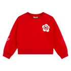 Cotton fleece sweatshirt KENZO KIDS 
                    GIRL