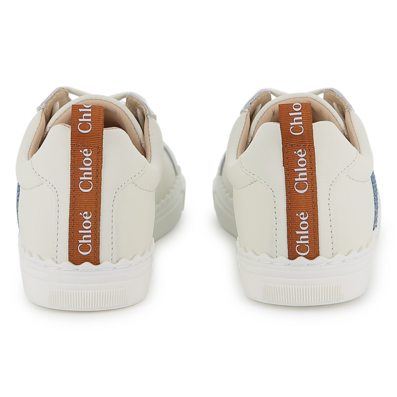 COWHIDE LEATHER TRAINERS CHLOE 
                        GIRL