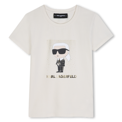 Short sleeve t-shirt KARL LAGERFELD KIDS GIRL
