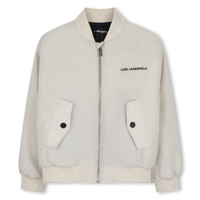 Canvas bomber KARL LAGERFELD KIDS BOY