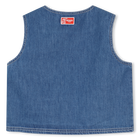 Sleeveless denim jacket KENZO KIDS 
                    GIRL