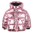 Hooded down jacket KARL LAGERFELD KIDS 
                    GIRL