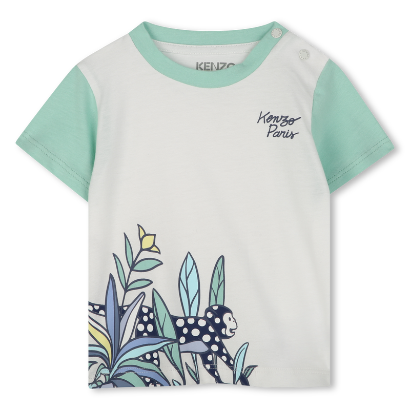 Cotton T-shirt and trousers KENZO KIDS 
                        BOY
