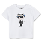 Shorts and T-shirt set KARL LAGERFELD KIDS 
                    BOY