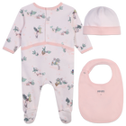 Cotton pyjamas, hat and bib KENZO KIDS 
                    GIRL