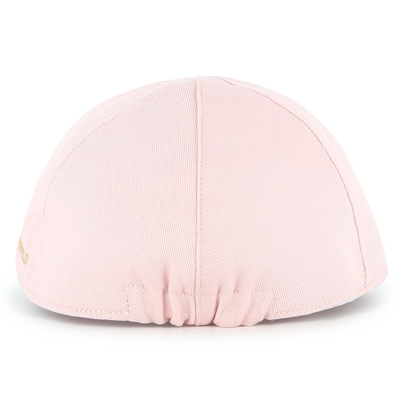 Reversible cotton cap KARL LAGERFELD KIDS 
                        GIRL