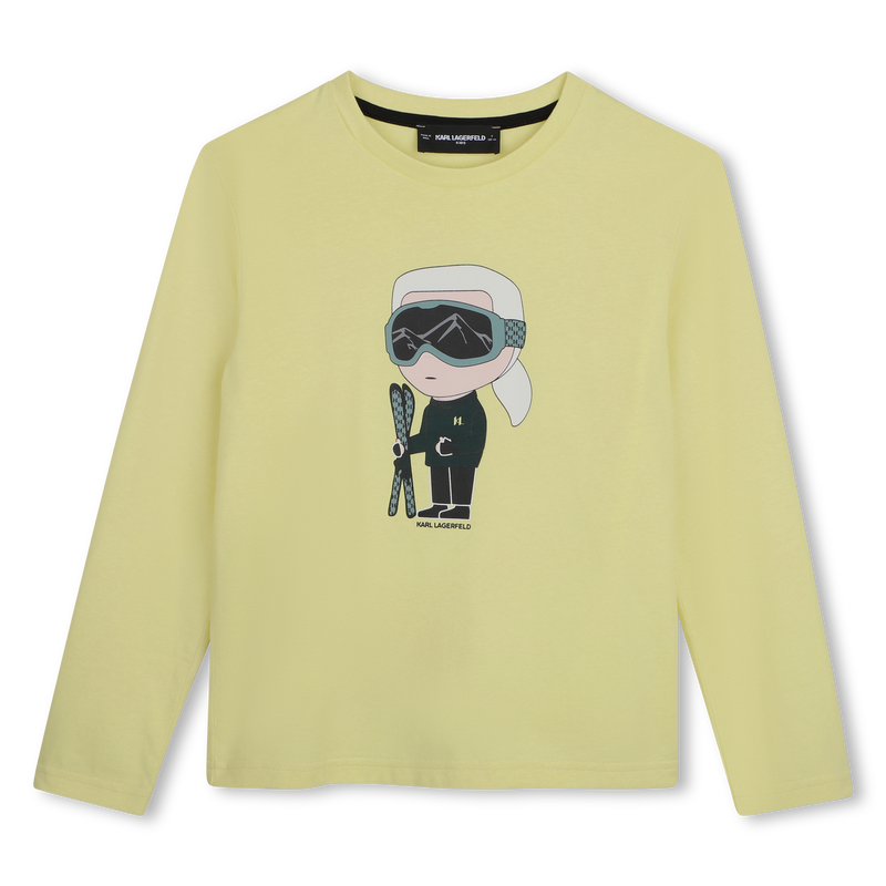 Long sleeve t-shirt KARL LAGERFELD KIDS 
                        BOY