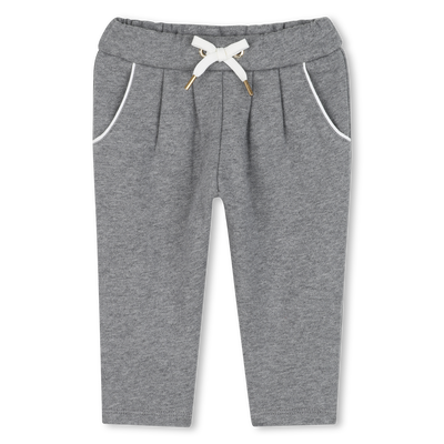 Brushed cotton fleece trousers CHLOE GIRL