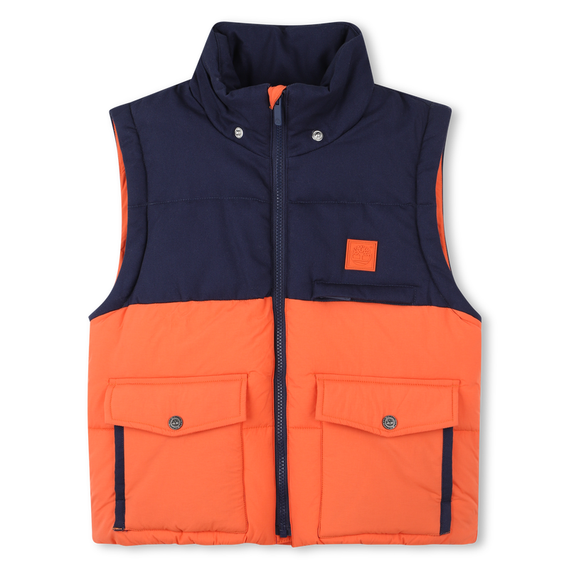 Down jacket with removable sleeves and hoods TIMBERLAND 
                        BOY