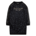 Long sleeve dress KARL LAGERFELD KIDS 
                    GIRL