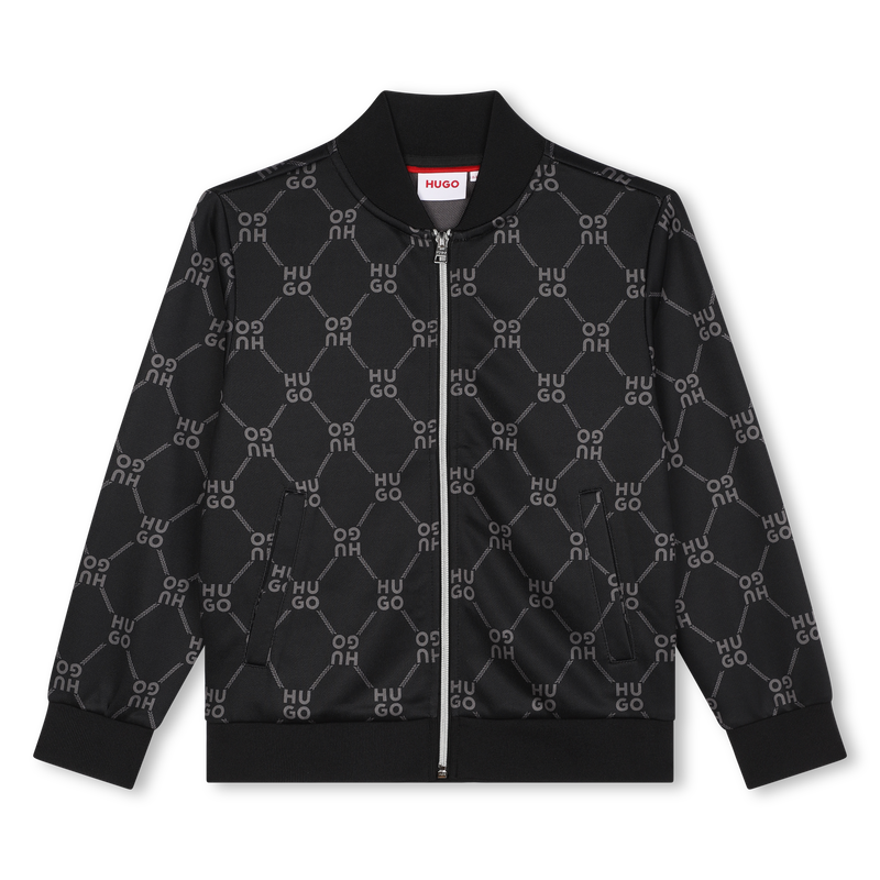 Fleece jogging cardigan HUGO 
                        BOY