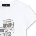 Short-sleeved T-shirt KARL LAGERFELD KIDS 
                    GIRL