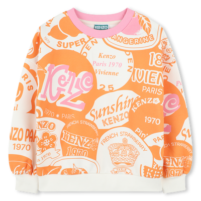 Fleece sweatshirt KENZO KIDS GIRL