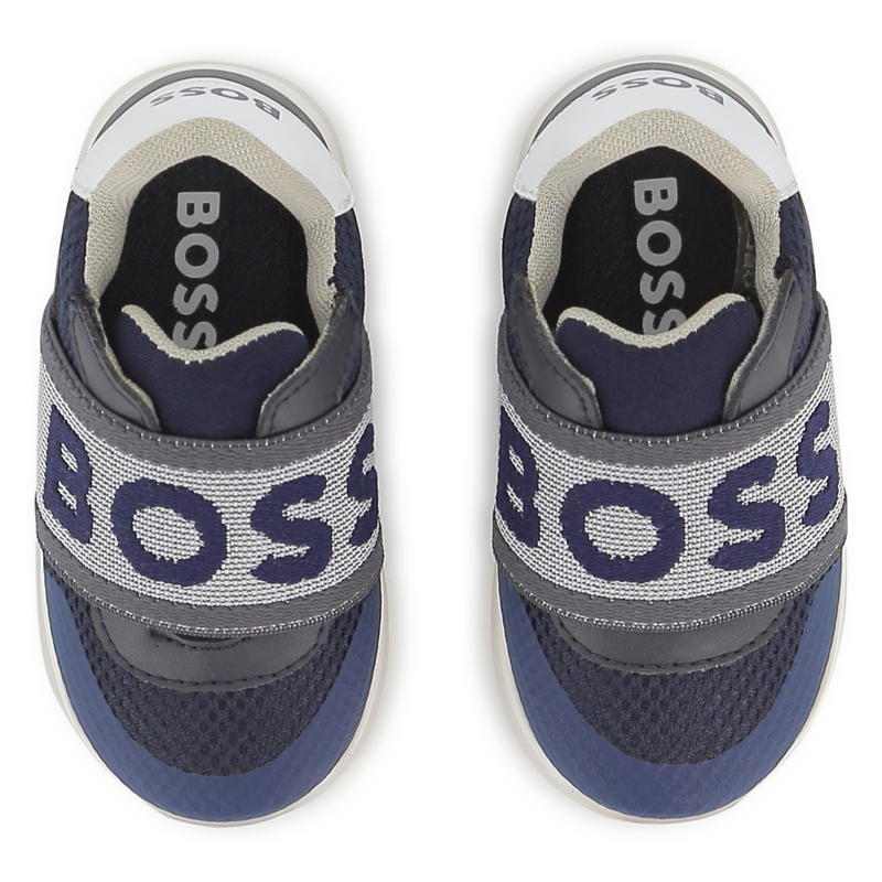 Sneakers with branded elastic BOSS 
                        BOY