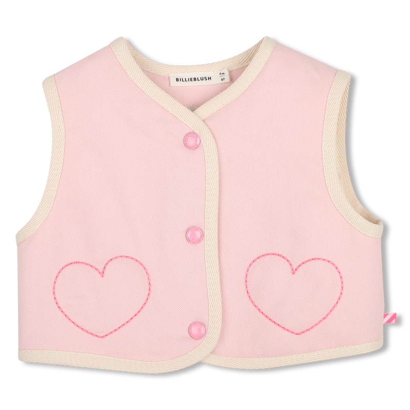 Sleeveless jacket BILLIEBLUSH 
                        GIRL