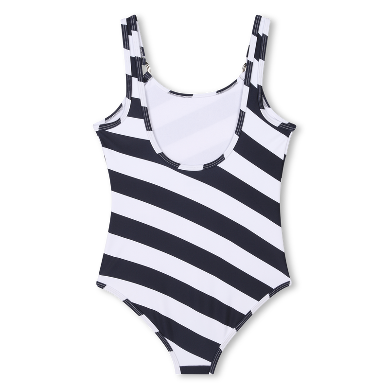 Striped 1-piece bathing suit MICHAEL KORS 
                        GIRL