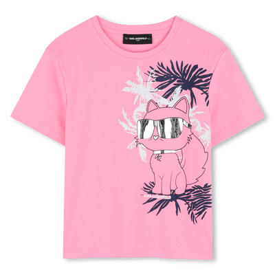 SHORT SLEEVE T-SHIRT KARL LAGERFELD KIDS GIRL