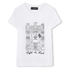 T-shirt with print KARL LAGERFELD KIDS 
                    GIRL