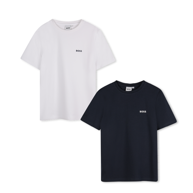 Set of 2 cotton T-shirts BOSS 
                        BOY