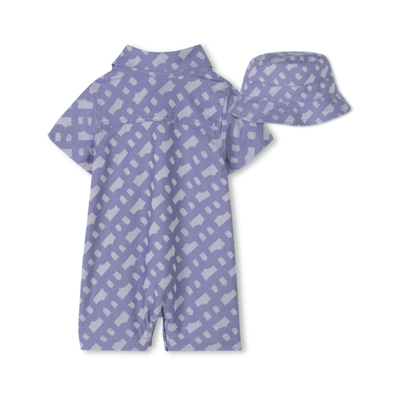 Short romper and sun hat set BOSS 
                        BOY