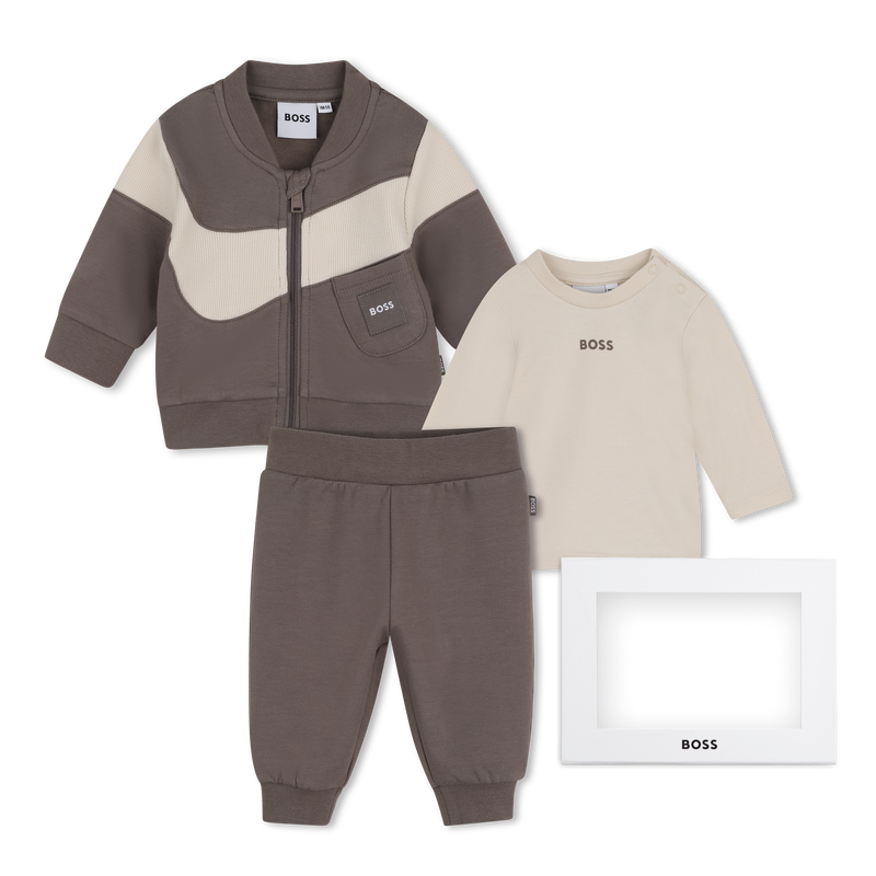 Pants, cardigan, and t-shirt set BOSS 
                        BOY