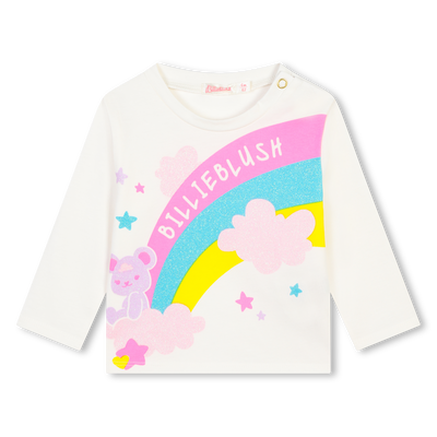 Long-sleeved cotton T-shirt BILLIEBLUSH GIRL