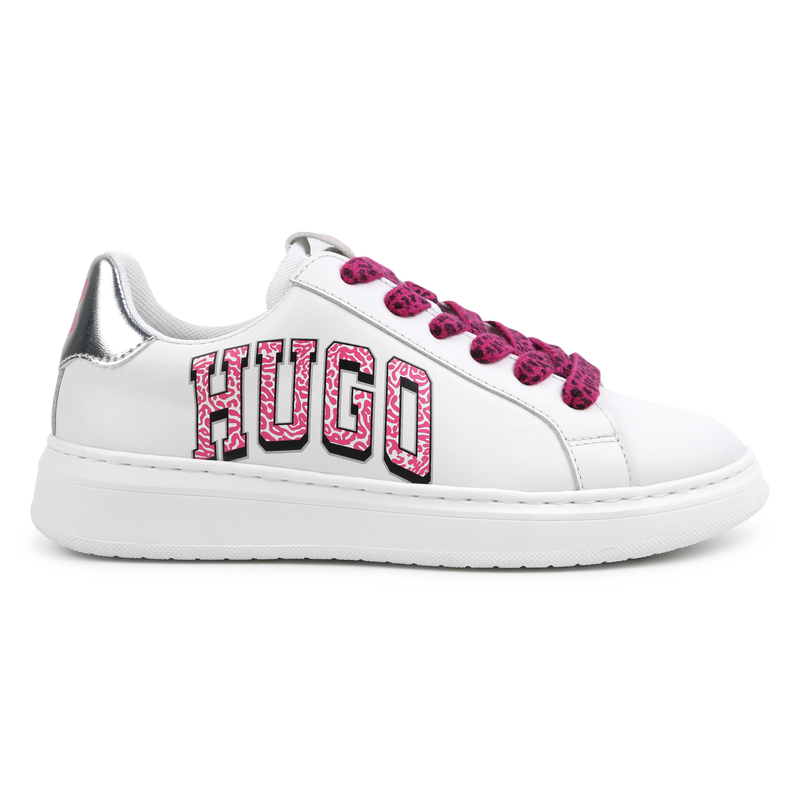 Printed lace-up trainers HUGO 
                        GIRL