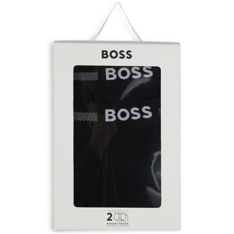 Set of 2 cotton boxer shorts BOSS 
                        BOY