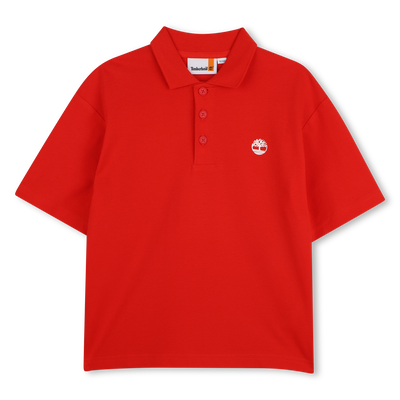 SHORT-SLEEVED POLO SHIRT WITH LOGO TIMBERLAND BOY
