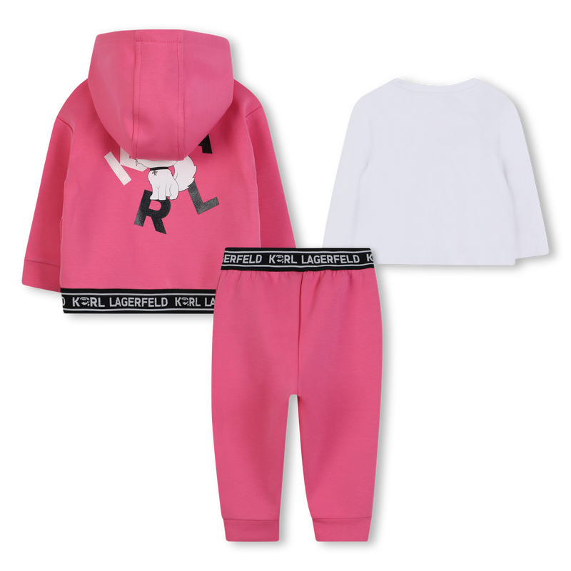 3-piece jogging set KARL LAGERFELD KIDS 
                        GIRL