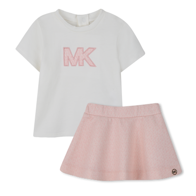 T-SHIRT AND SKIRT SET MICHAEL KORS GIRL