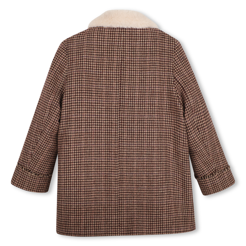 Plaid wool coat CHLOE 
                        GIRL