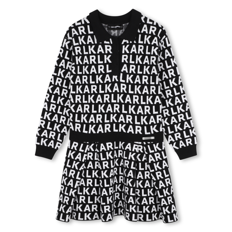 Polo dress KARL LAGERFELD KIDS 
                        GIRL