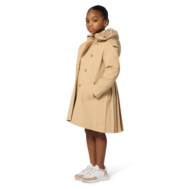 Hooded trench coat GIVENCHY 
                        GIRL