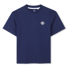 Loose T-shirt with print, MEDIEVAL BLUE, hi-res