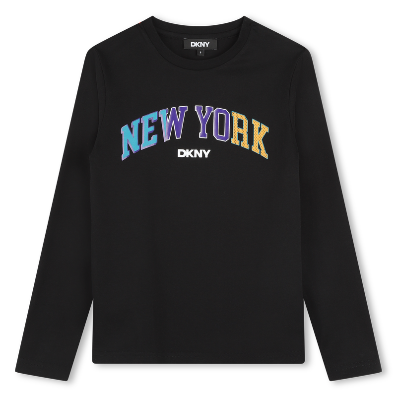 Long-sleeved cotton T-shirt DKNY 
                        BOY