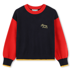 Knitted jumper with embroidery KENZO KIDS 
                    GIRL