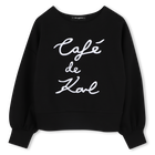 Embroidered sweatshirt KARL LAGERFELD KIDS 
                    GIRL