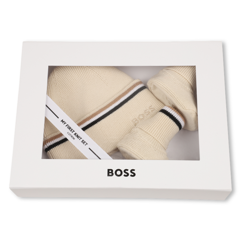 Hat and slipper set BOSS 
                        UNISEX