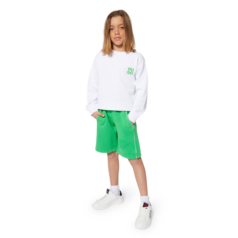 Lace-up leather trainers HUGO 
                    BOY