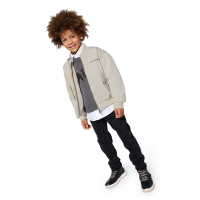 Canvas bomber KARL LAGERFELD KIDS BOY
