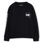 Printed sweatshirt KARL LAGERFELD KIDS 
                    BOY