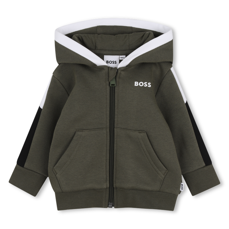Hooded cardigan BOSS 
                        BOY