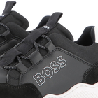 Faux and canvas sneakers BOSS 
                    BOY