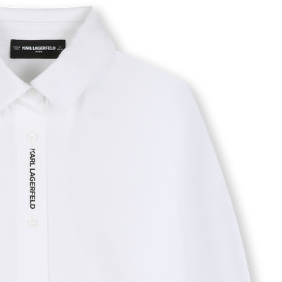 Long sleeve shirt KARL LAGERFELD KIDS GIRL