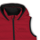 Flann-effect hooded puffer jacket BOSS 
                    BOY
