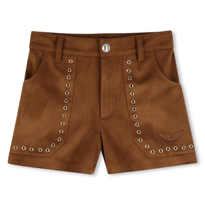 Faux suede shorts ZADIG & VOLTAIRE GIRL
