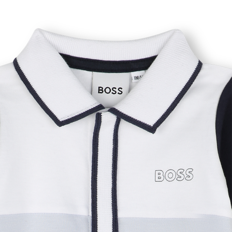 Tricolour polo-neck pyjamas BOSS 
                        BOY