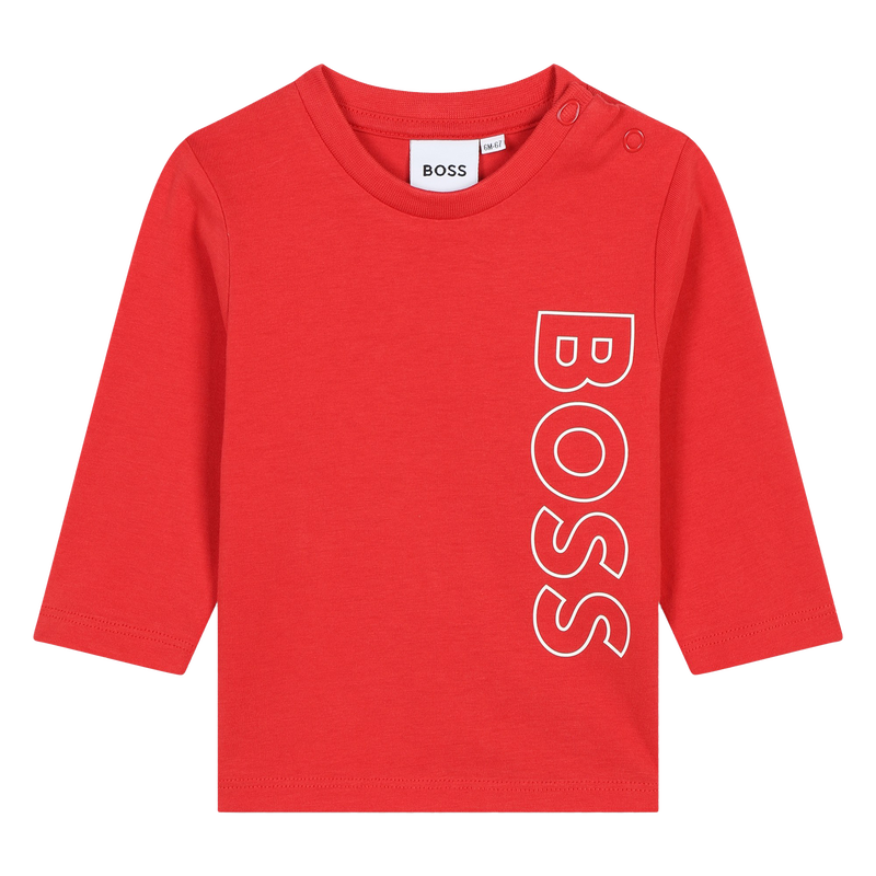 Cotton T-shirt with logo BOSS 
                        BOY